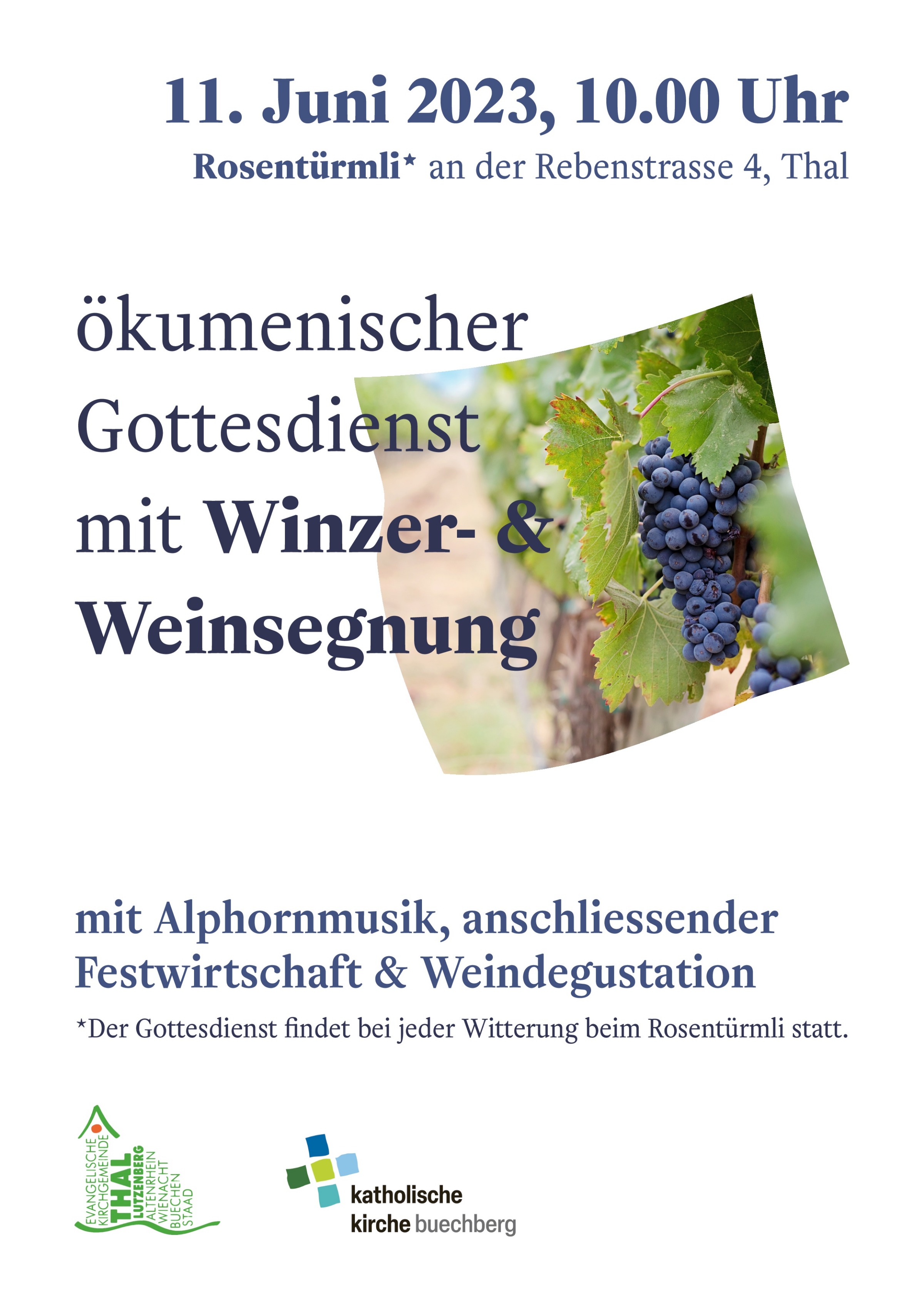 Gottesdienst mit Weinsegnung